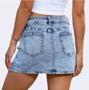 Vira Denim Skort